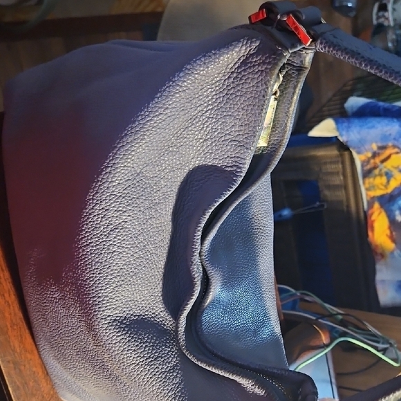 Kate Spade Pebbled Leather Hobo Bag - Purple - Picture 2 of 8